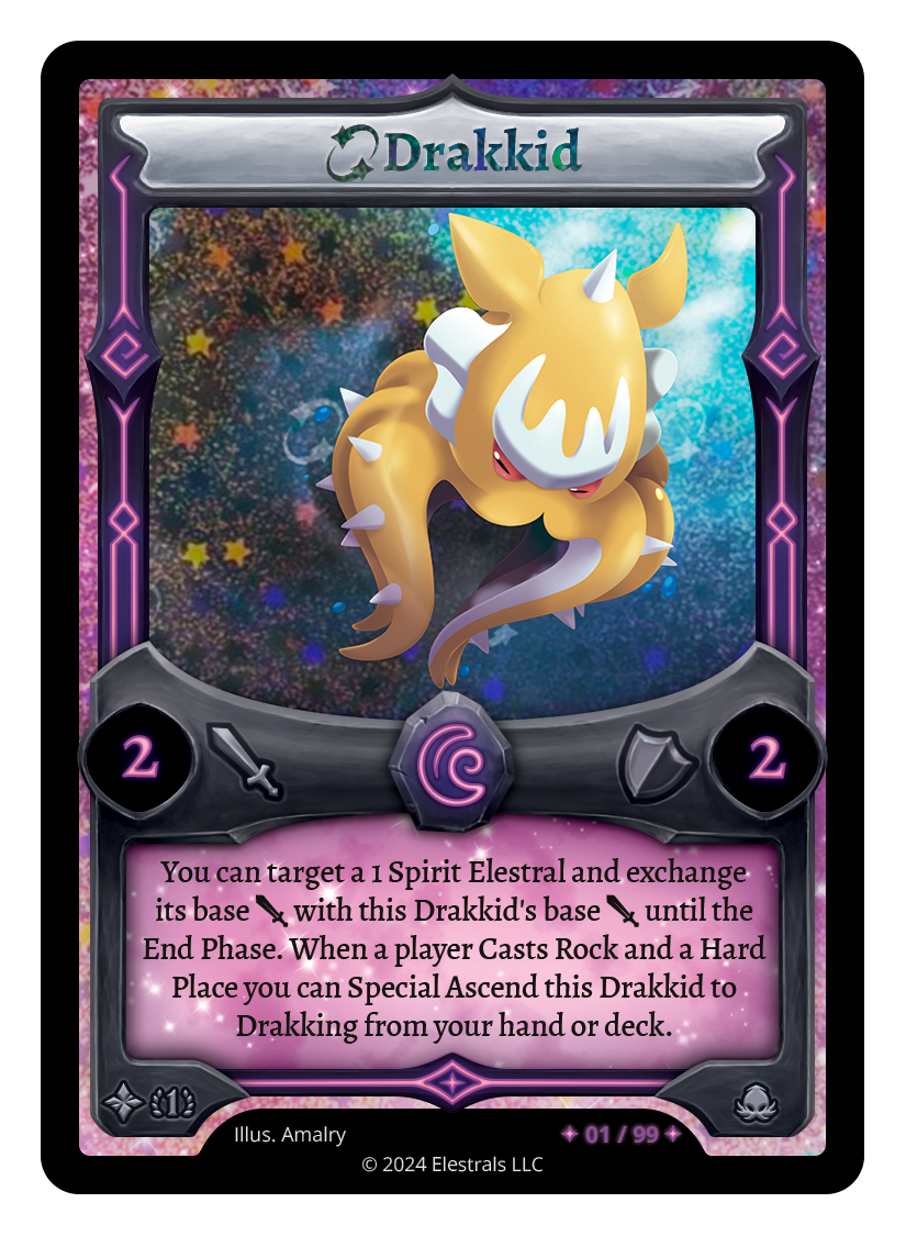 Elestrals Stellar Drakkid Serialized 82/99