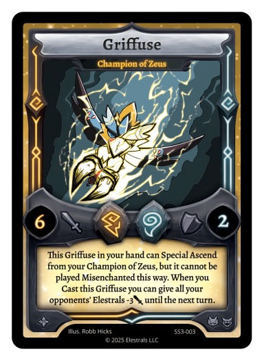 Elestrals SS3 Griffuse-Champion of Zeus