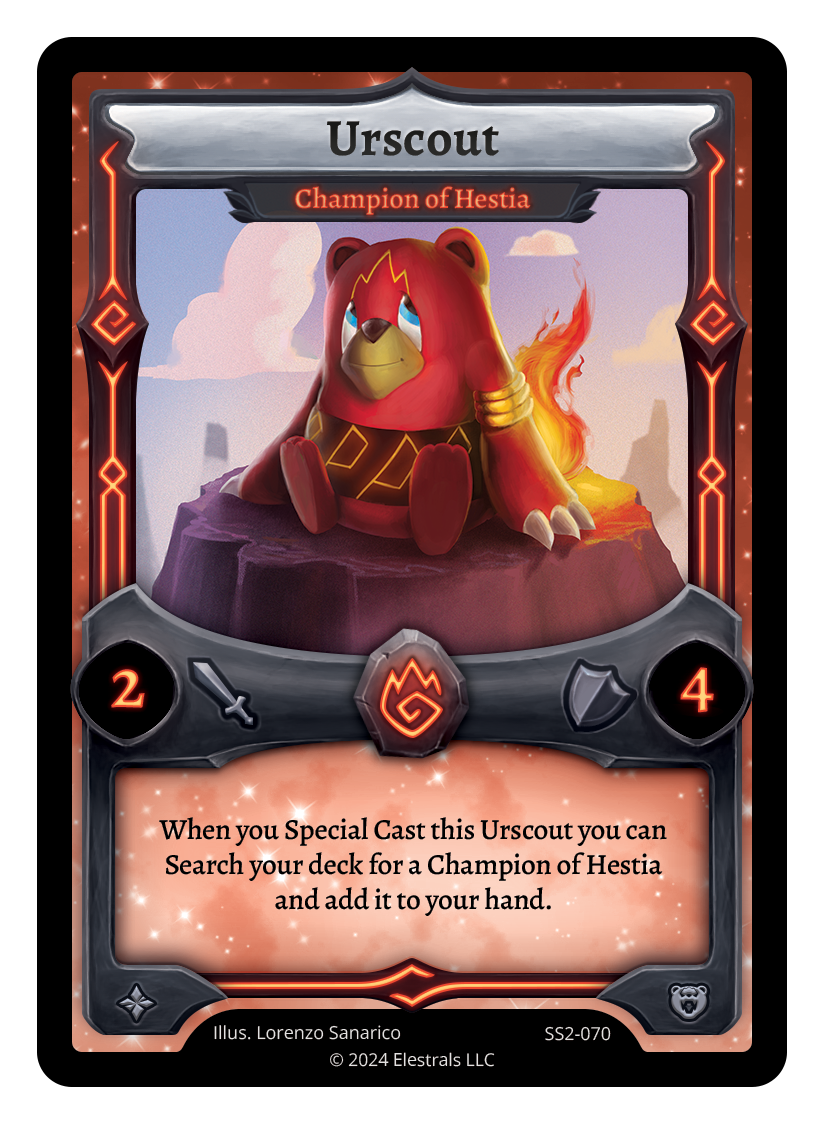 Elestrals SS2 Urscout-Champion of Hestia