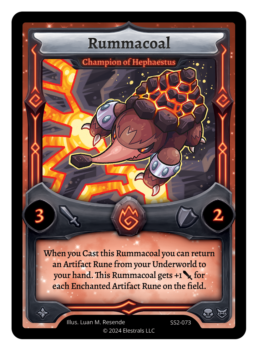 Elestrals SS2 Rummacoal-Champion of Hephaestus