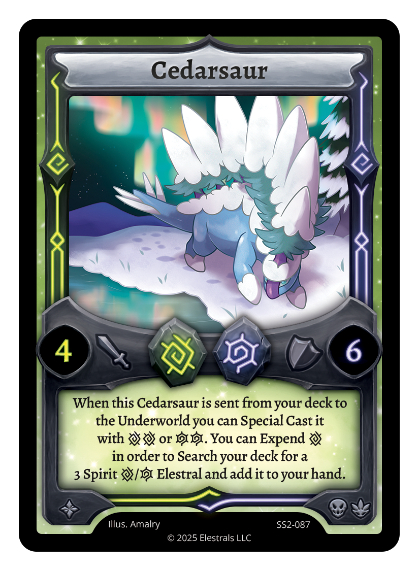 Elestrals SS2 Cedarsaur