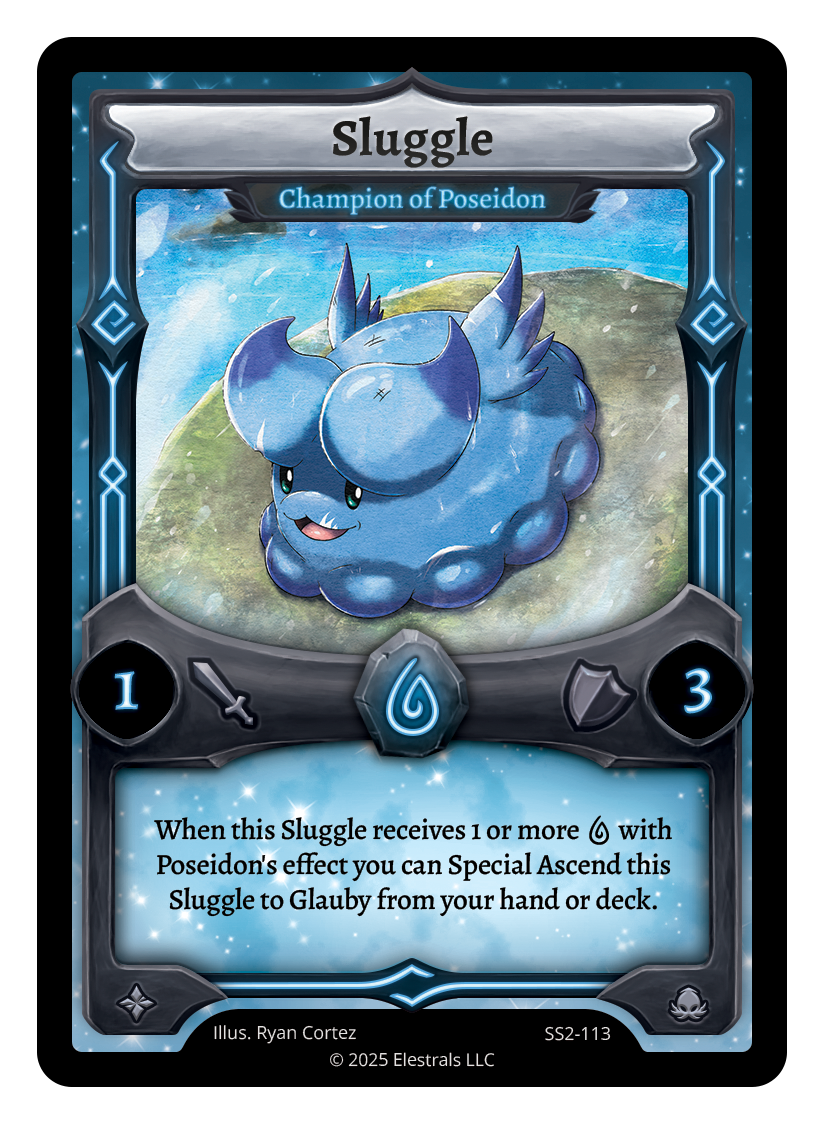 Elestrals SS2 Sluggle-Champion of Poseidon