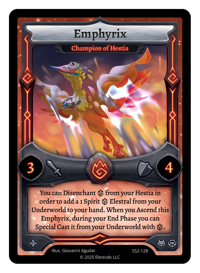 Elestrals SS2 Emphyrix-Champion of Hestia