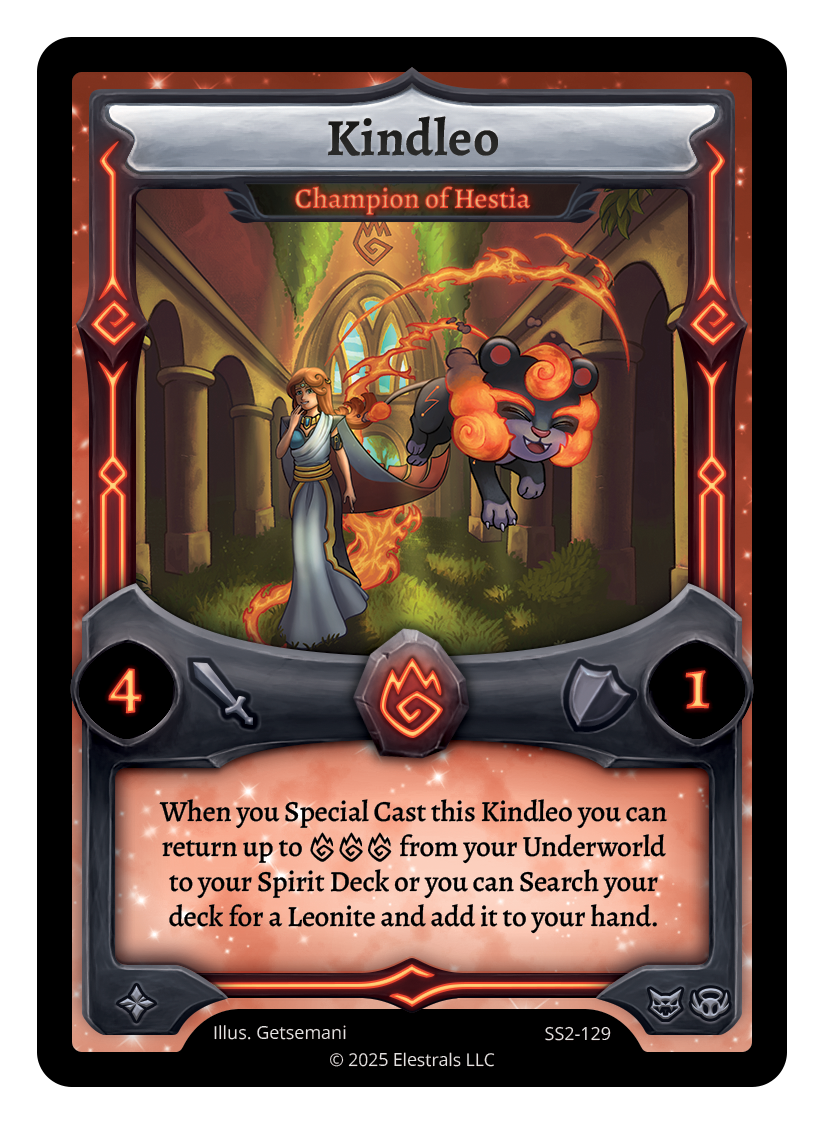 Elestrals SS2 Kindleo-Champion of Hestia