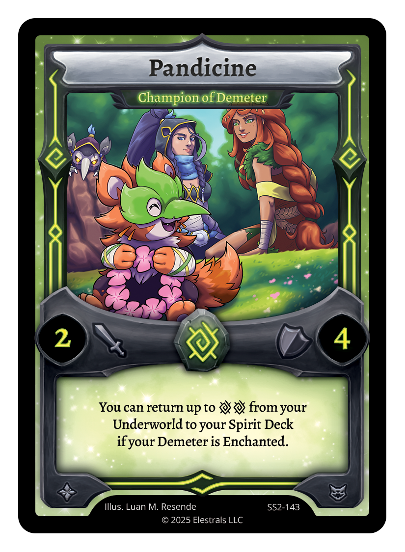 Elestrals SS2 Pandicine-Champion of Demeter