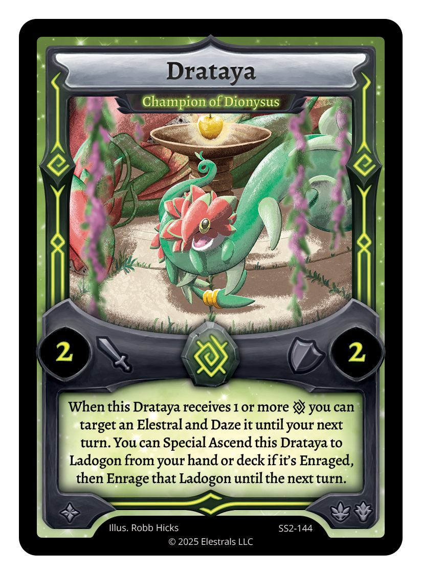 Elestrals SS2 Drataya- Champion of Dionysis