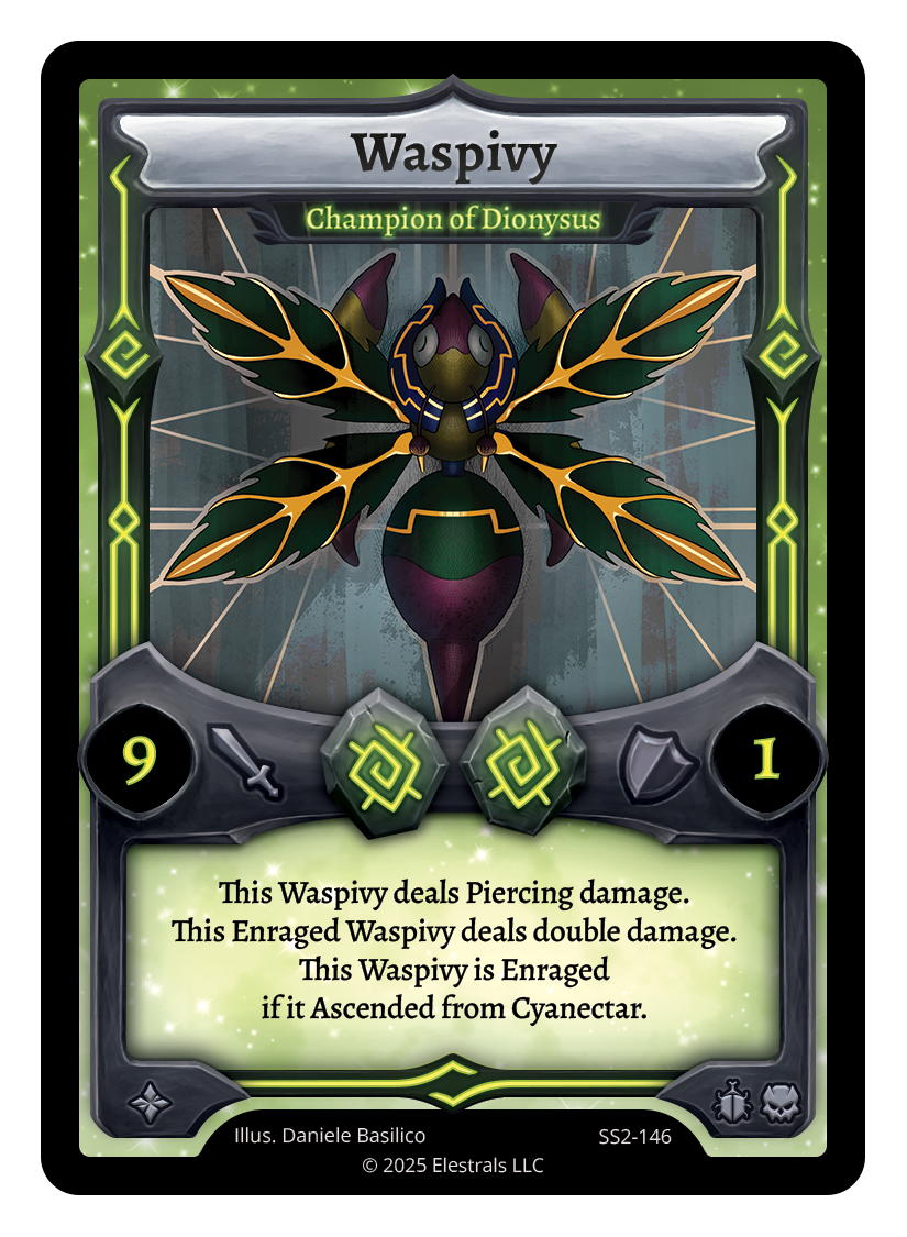Elestrals SS2 Waspivy-Champion of Dionysis