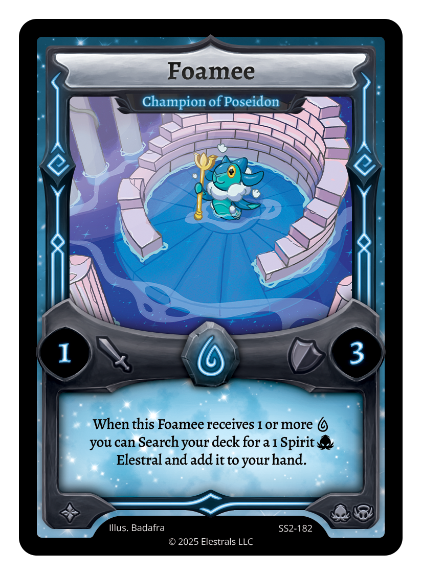 Elestrals SS2 Foamee-Champion of Poseidon